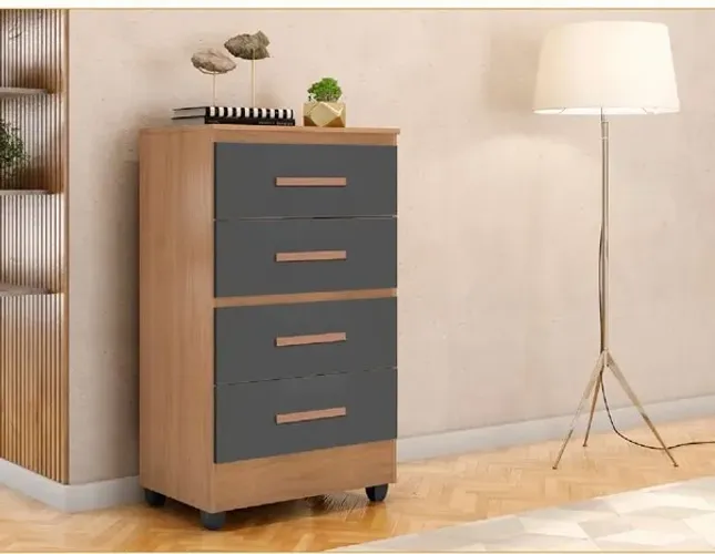 Comoda Lite 4 Gavetas com Pés