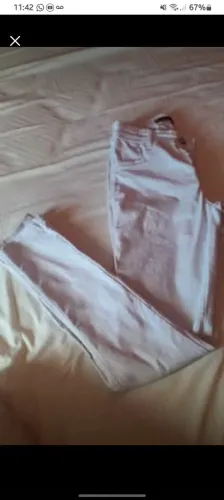 Calça jeans branca 