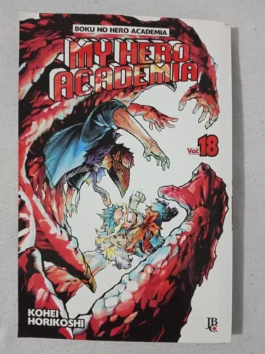 MANGÁ BOKU NO HERO ACADEMIA - VOLUME 18 (SEMINOVO)