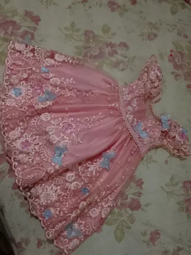 Vestido de luxo festa infantil