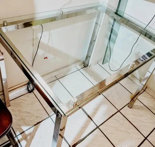 Mesa de Jantar de vidro