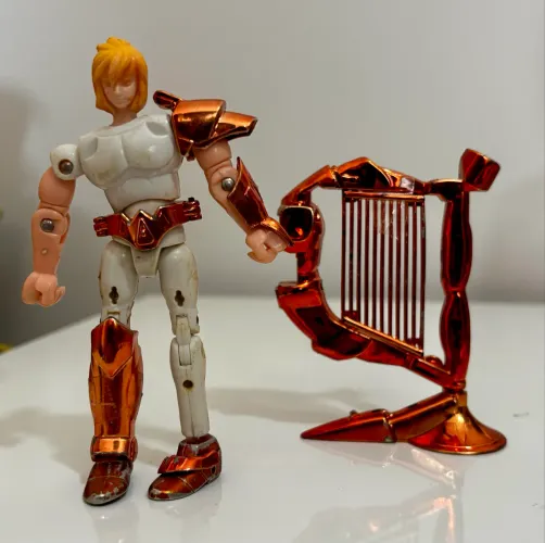 Título: Boneco Mime de Benetnasch - Os Cavaleiros do Zodíaco (Vintage / Diecast)