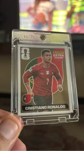 Figurinha extra stickers Legend Ouro Cristiano Ronaldo CR7 Copa 2026