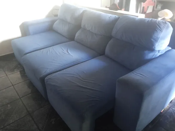 Sofá retrátil 3 lugares