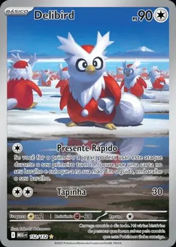 Carta Pokémon - Delibird 152/132 ME01