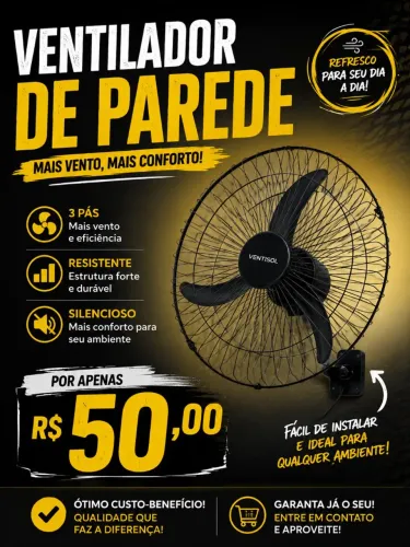Ventilador de parede