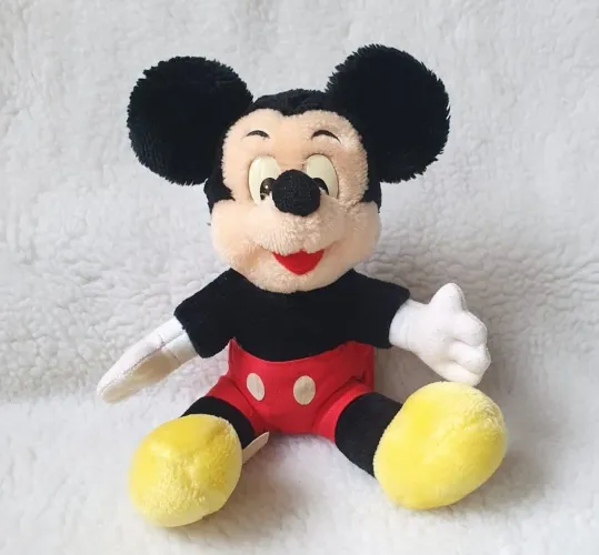 Mickey de pelúcia antigo original Disneyland