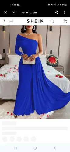 Vestido de Madrinha Azul Royal 