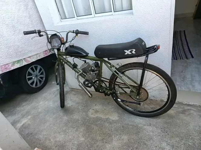 Bicicleta Motorizada Caloi XR Aro 26 - Completa, Econômica
