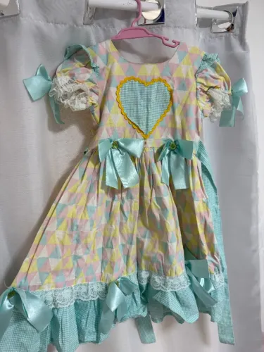 Vestido infantil festa junina São João