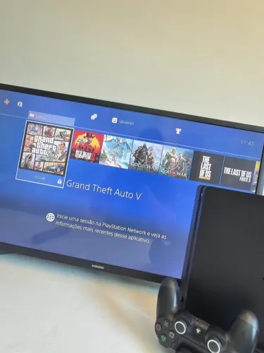 PS4 Slim SSD 1Tb Desbl0quead0 - Acesso a seus jogos favoritos GRÁTIS! *loja* @taceligames