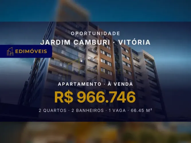 Jardim Camburi| Apartamento 2 quartos, ideal para seu novo lar