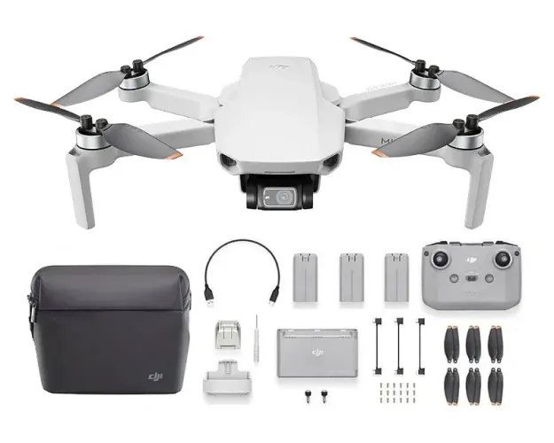 Drone DJI Mini 2 + 3 Baterias Extras + acessórios | Revisado