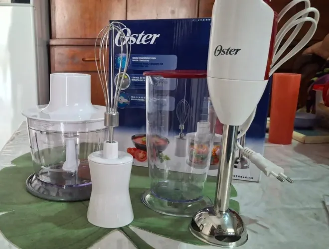 MIXER OSTER 3 em 1 - Velocidade Variável (Completo na Caixa)