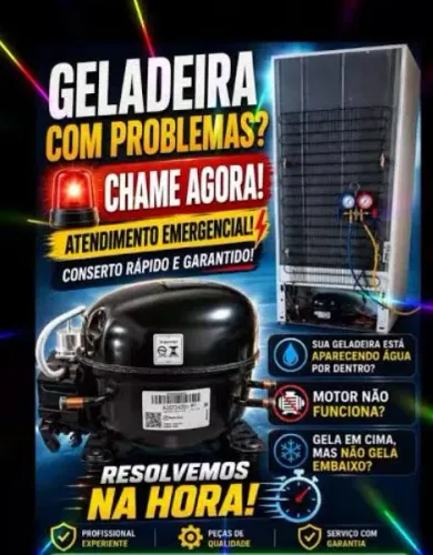 Concerto de geladeira freezer expositora cervejeira