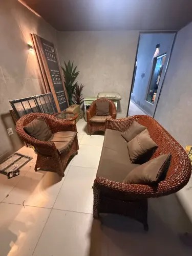 Lindo conjunto todo em madeira