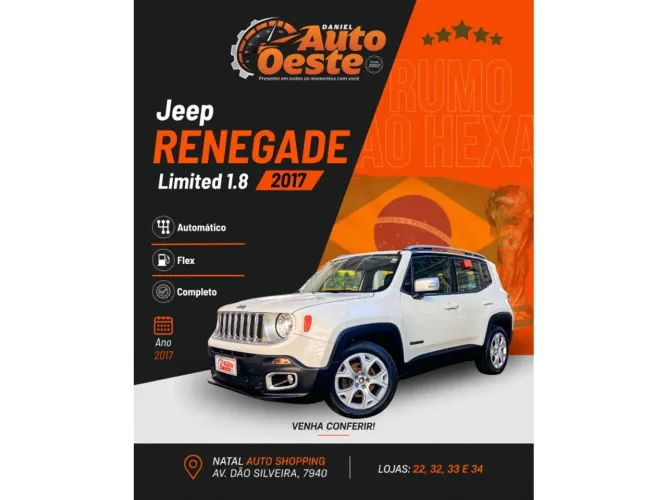Jeep Renegade Limited 1.8 4X2 Flex 16V Aut. 2017