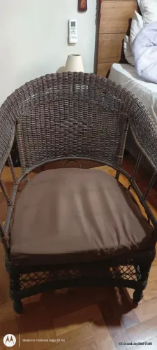 Cadeira de ratan