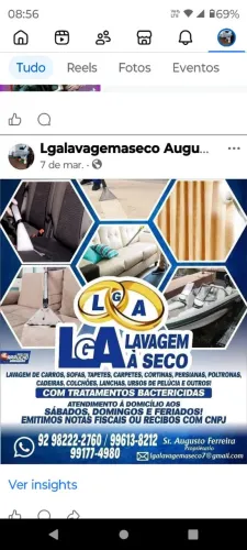 LGA.LIMPEZA DE ESTOFADOS EM GERAL