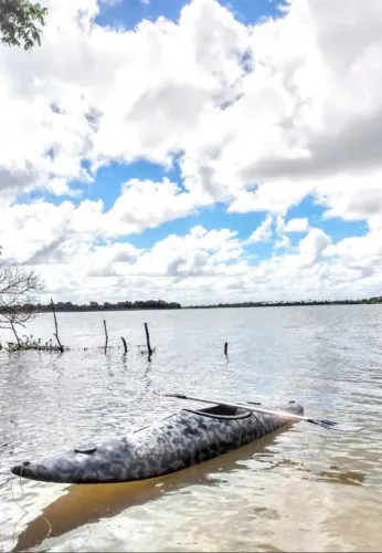 Caiaque para esporte e pesca