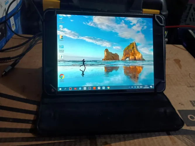 tablet xiaomi redmi pad com windows 10, 8gb de ram e 118gb de memória, acompanha capa