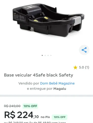 Base Veicular 4safe. Marca Safety 1st