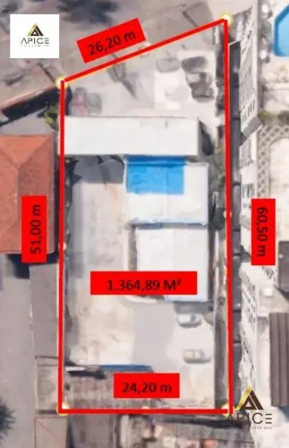 Terreno à venda, 1364 m² por R$ 13.650.000,00 - Gonzaga - Santos/SP