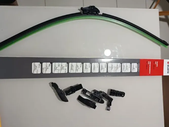 Limpador De Para Brisa Dianteiro Palheta Original Wurth Par