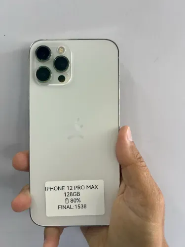 iPhone 12 Pro Max 128gigas bateria 80% TELA TROCADA