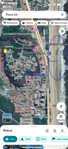 ENORME TERRENO A VENDA EM ILHÉUS BA, LOTEAMENTO PÉROLA DO MAR, NA ZONA SUL DA CIDADE, BEM
