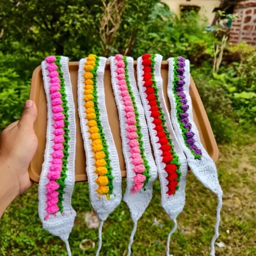 Tiara de crochê