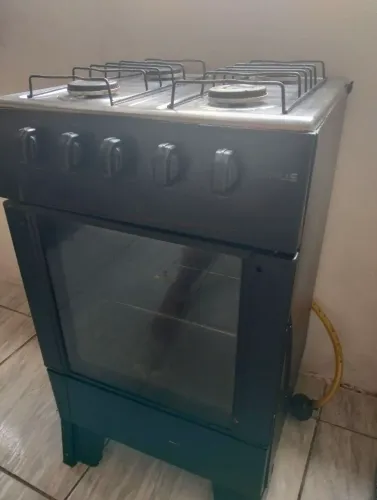 Fogão com mangueira e registro 
