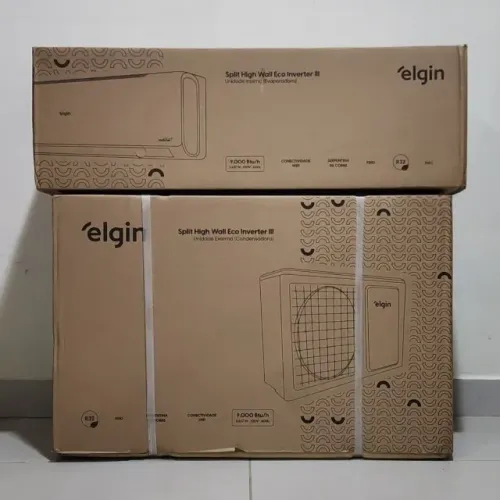 Ar-Condicionado 9000 BTU/h Elgin Eco Inverter III Wi-Fi - Novo, Lacrado, NF e Garantia