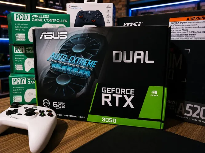 Placa de video Asus RTX 3050 6gb (Acessório novo Caixa lacrada)