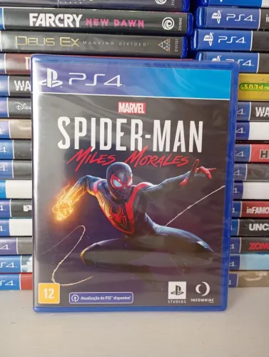 Spider Man Miles Morales novo lacrado 