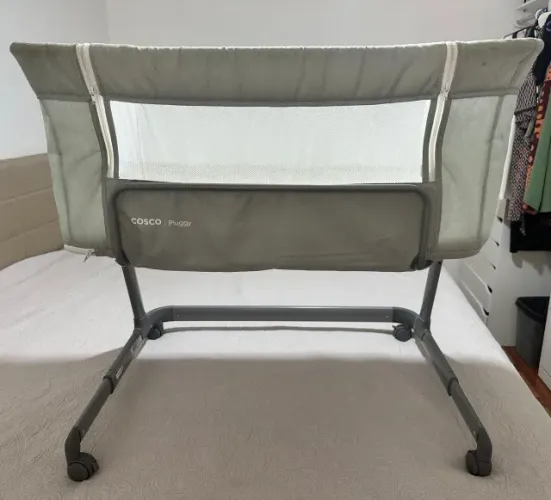 BERÇO COSCO KIDS C0-BED PLUGGY + rampa anti refluxo e ninho redutor P