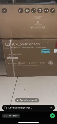 Ar condicionado lg