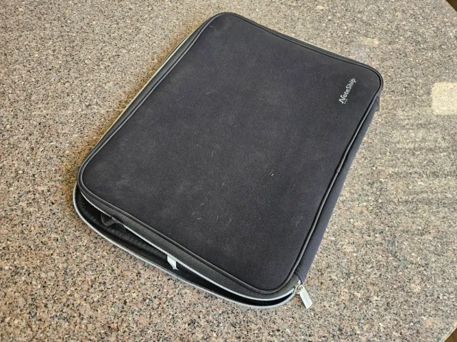 Bolsa com zíper para notebook cor preto