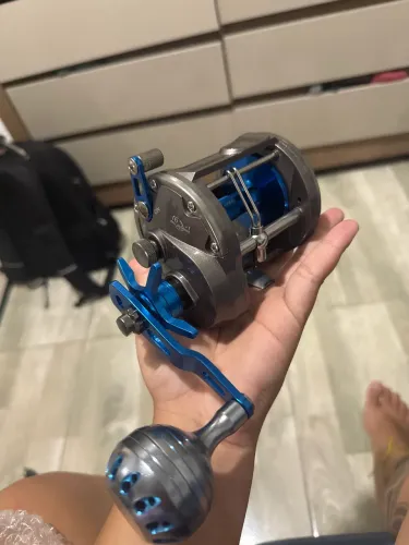 Carretel de pesca a nível de água salgada, carretilhas de arrasto para barco