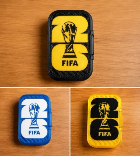 Atacado Porta Figurinhas Copa e Chaveiros 3D