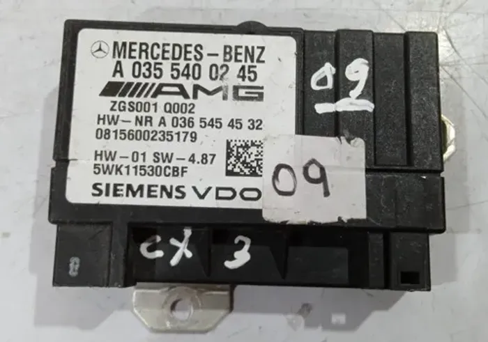 Módulo Combustível Mercedes C63 Amg 2012 / A0355400245   