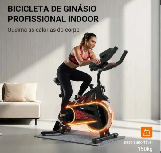 Bicicleta Ergométrica Spinning Profissional Inércia 15kg Nova na Caixa Lacrada