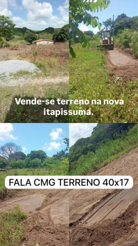 Terreno em Itapissuma na nova Itapissuma 