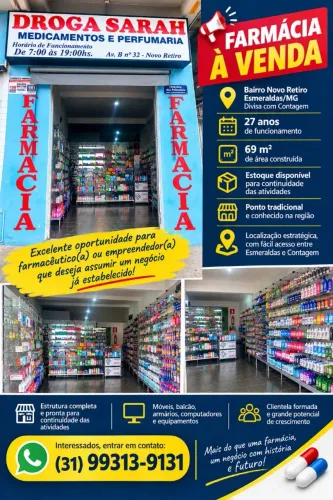 Farmácia montada Esmeraldas MG