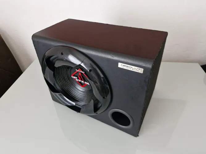 Subwoofer Bomber Upgrade 320W RMS + Caixa dutada Absolut - Muito Conservado!