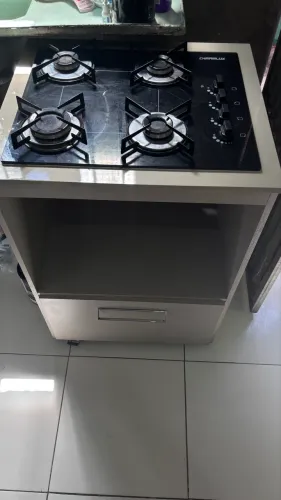 balcão com cooktop 