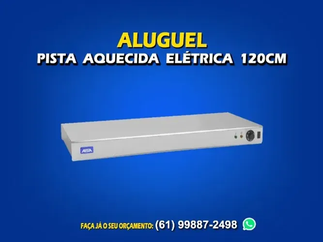 Locação de pista aquecida de 120cm diária
