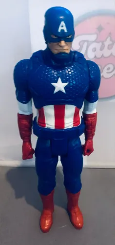 Boneco capitão América 2 hasbro 30 cm usado