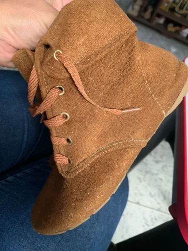 Bota marrom feminina 34