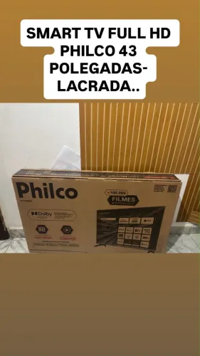 SMART TV PHILCO 43PLG NOVA NA CAIXA